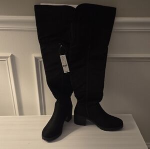 New York & Company Black Over the Knee Boots